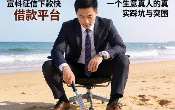 不查征信下款快的借款平台：一个生意人的真实踩坑与突围
