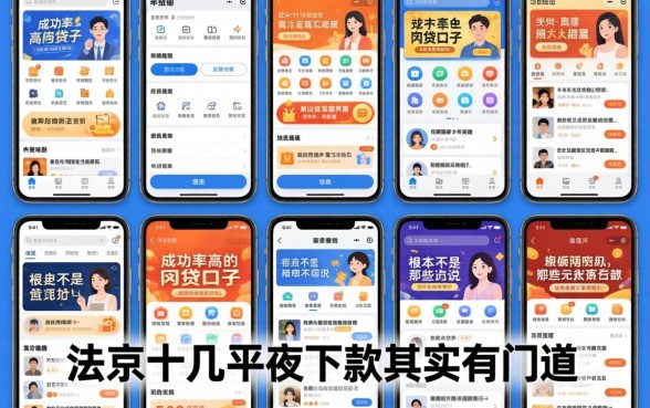 我试了十几个平台,发现成功率高的网贷口子根本不是那些广告里说的,半夜下款其实有门道
