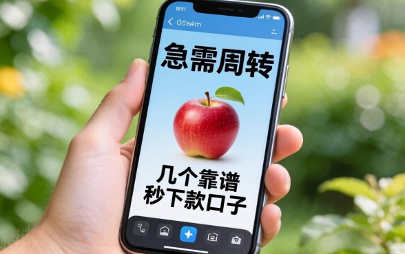 手持苹果手机急需周转,求推荐几个靠谱的秒下款口子!