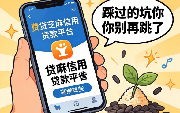 手机贷芝麻信用贷款平台有哪些？我踩过的坑你别再跳了