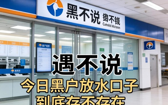 银行内部人不说:今日黑户放水口子到底存不存在