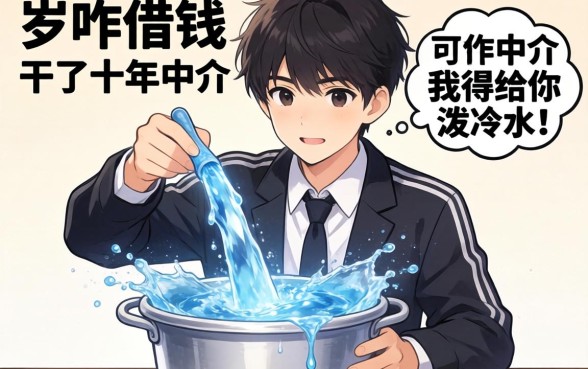 17岁咋借钱?干了十年中介,我得给你泼盆冷水