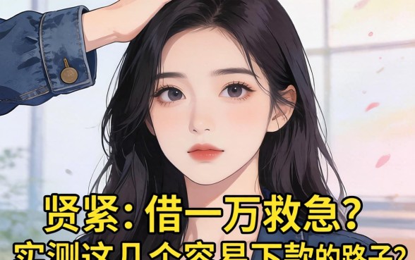 手头紧想借一万救急？实测这几个容易下款的路子分享