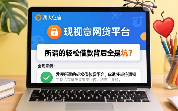 我试了那些不上征信的网贷平台，发现所谓的轻松借款背后全是坑