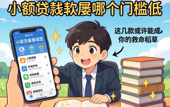 急需用钱却屡屡碰壁？小额贷款软件哪个门槛低，这几款或许能成为你的救命稻草