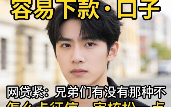 最近手头紧想找个容易下款的口子,兄弟们有没有那种不怎么卡征信、审核松一点的网贷平台推荐?