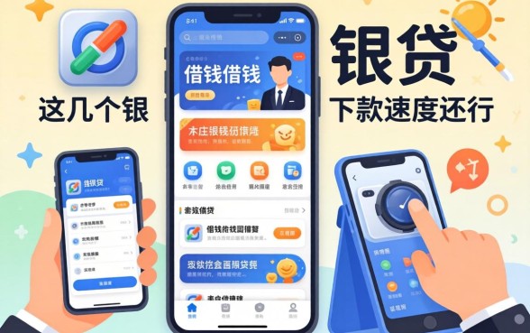 类似长银贷一样的借钱软件，这几个下款速度还行