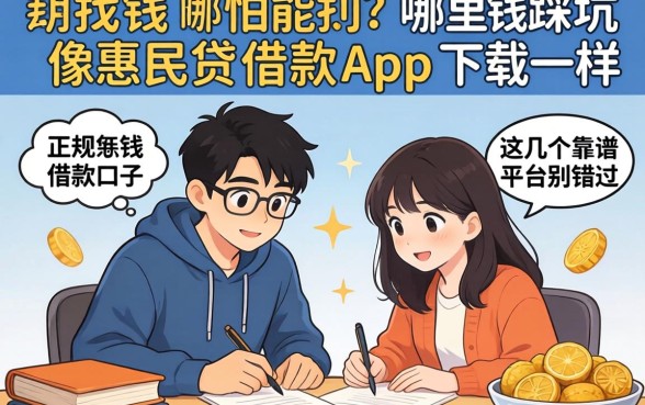 急需用钱却怕踩坑？哪里能找到像惠民贷借款app下载一样正规的借款口子？这几个靠谱平台别错过