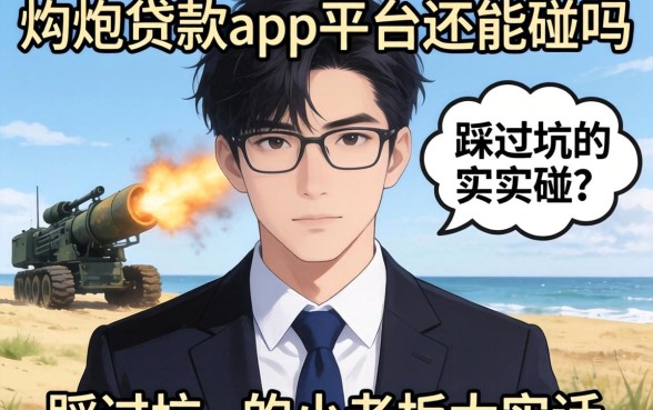 2026高炮贷款app平台还能碰吗？一个踩过坑的小老板大实话