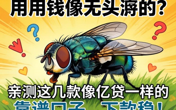 急用钱像无头苍蝇?亲测这几款像亿贷一样的靠谱口子,下款稳!