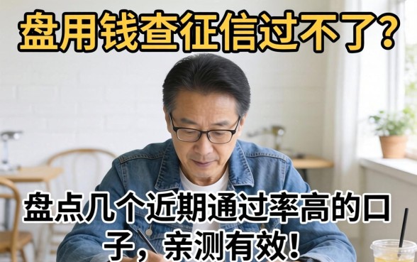 急用钱查征信过不了？盘点几个近期通过率高的口子，亲测有效！