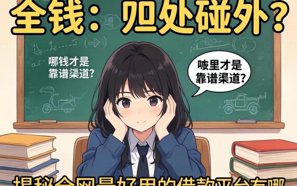 急需用钱却四处碰壁？哪里才是靠谱渠道？揭秘全网最好用的借款平台有哪些？