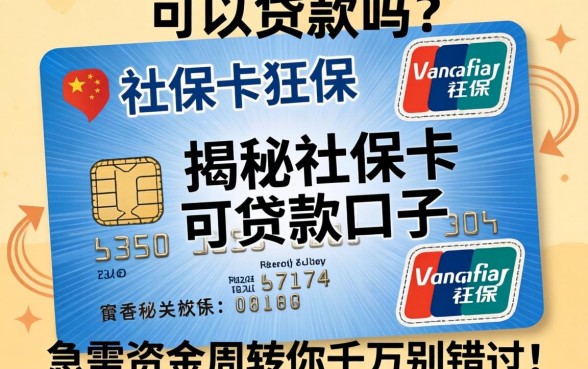 社保卡可以贷款吗？揭秘社保卡可贷款的口子，急需资金周转的你千万别错过！