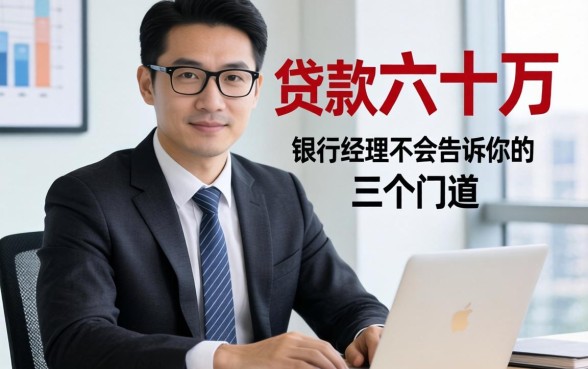 怎么贷款六十万？银行经理不会告诉你的三个门道