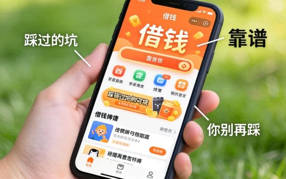 在手机哪里可以借钱的软件靠谱？我踩过的坑你别再踩