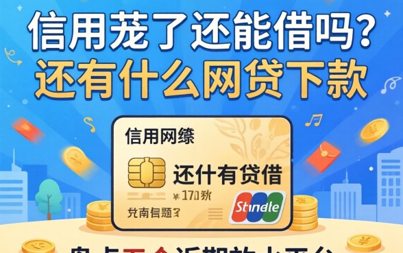 信用花了还能借吗？还有什么网贷下款的？盘点五个近期放水平台