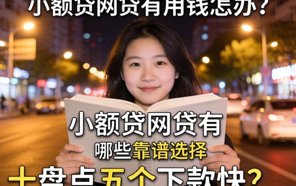 深夜急需用钱怎么办?小额贷网贷有哪些靠谱选择?盘点五个下款快的平台