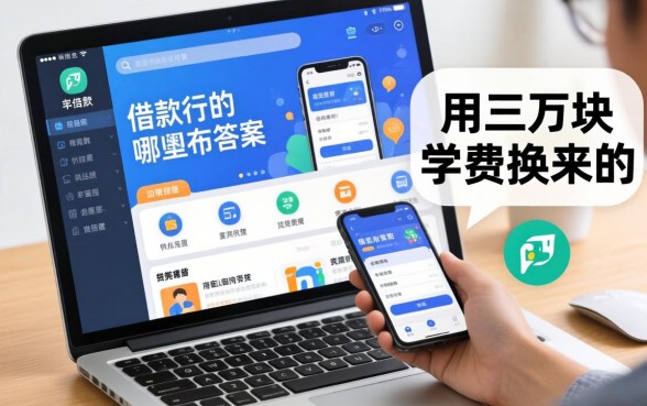 网上最好的借款软件有哪些?我用三万块学费换来的答案