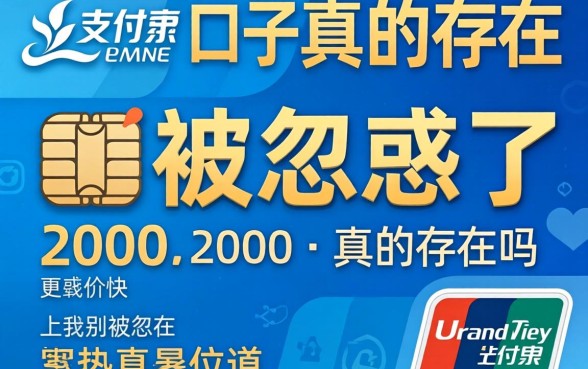支付宝2000的口子真的存在吗？别被忽悠了