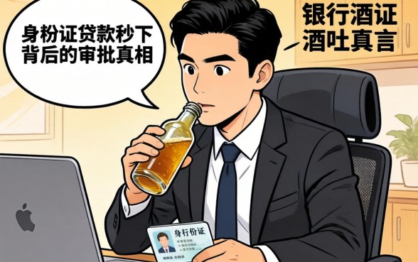 银行经理酒后吐真言：身份证贷款秒下背后的审批真相