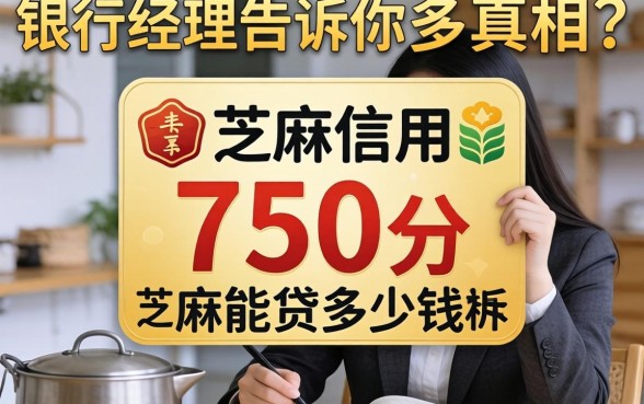 芝麻信用750分能贷多少钱？银行经理告诉你真相