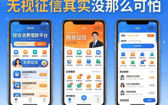 我试了几个综合消费借款平台，发现无视征信的网贷其实没那么可怕