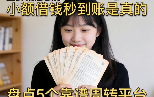 急需用钱怎么办?小额借钱秒到账是真的吗?盘点5个靠谱周转平台