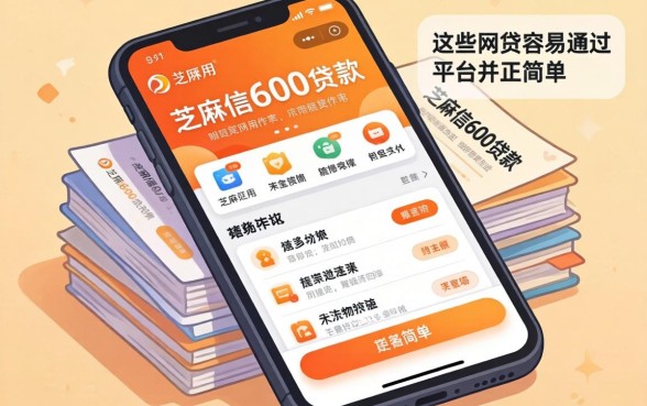 我翻遍了芝麻信用600贷款软件,发现这些网贷容易通过的平台并不简单