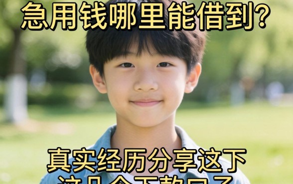 未满18岁急用钱哪里能借到?真实经历分享这几个下款口子