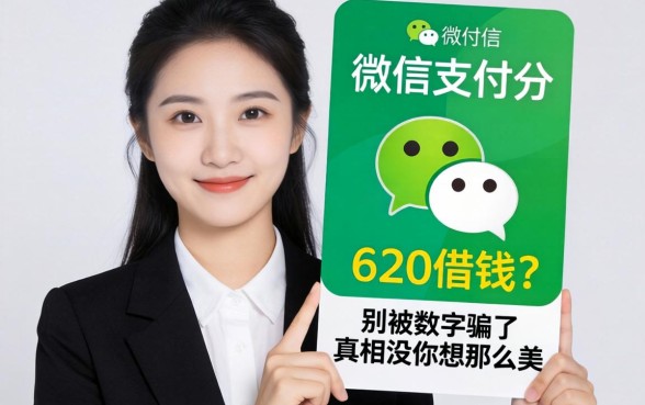 黑户微信支付分620借钱？别被数字骗了，真相没你想那么美