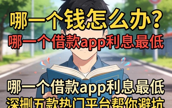 急需用钱怎么办？哪一个借款app利息最低？深扒五款热门平台帮你避坑