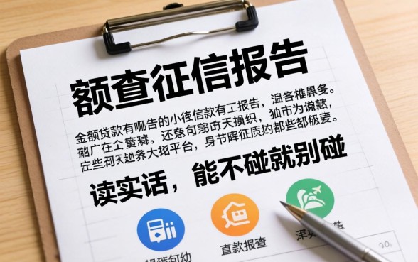 不查征信报告的小额贷款有哪些平台？说实话，能不碰就别碰
