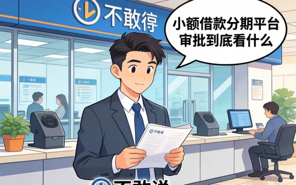 银行内部人不敢说:小额借款分期平台审批到底看什么