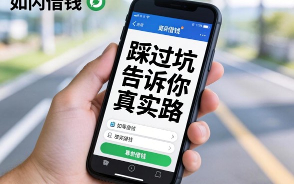 黑名单如何用手机借钱？我踩过坑告诉你真实路子