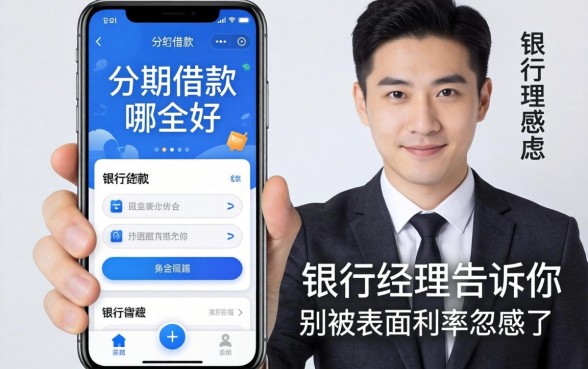 手机分期借款软件哪个好？银行经理告诉你别被表面利率忽悠了