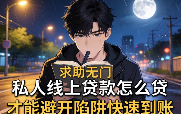 深夜急需用钱却求助无门?私人线上贷款怎么贷才能避开陷阱快速到账?