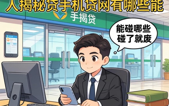 银行内部人揭秘：类似于手机贷的网贷有哪些能碰，哪些碰了就废