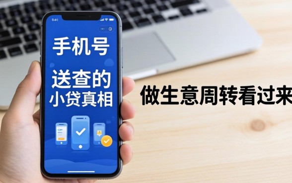 不用手机号能查的小贷真相,做生意周转的看过来