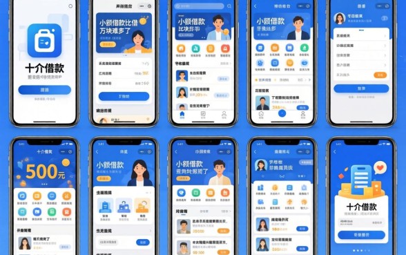 我试了十几个借款APP,发现500元小额借款比借1万块难多了