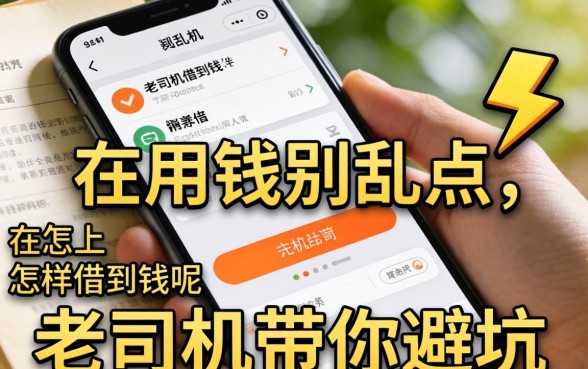 急用钱别乱点，在手机上怎样借到钱呢？老司机带你避坑