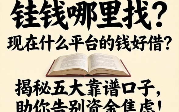 急需用钱哪里找？现在什么平台的钱好借？揭秘五大靠谱口子，助你告别资金焦虑！