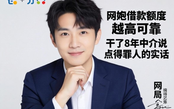 哪个网站借款额度比较高可靠？干了8年中介说点得罪人的实话