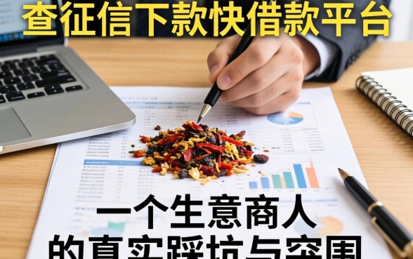 不查征信下款快的借款平台：一个生意人的真实踩坑与突围