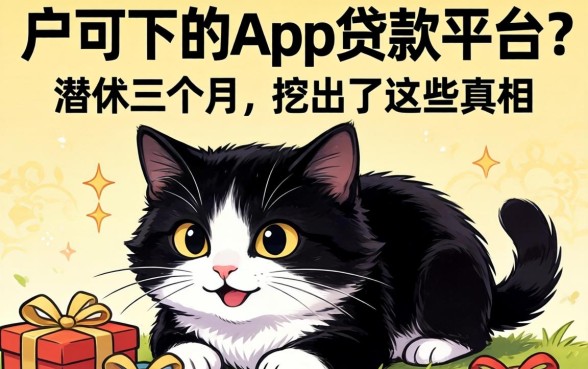 黑户可下的app贷款平台?我潜伏三个月,挖出了这些真相