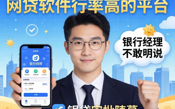 揭秘网贷软件通过率高的平台：银行经理不敢明说的审批内幕