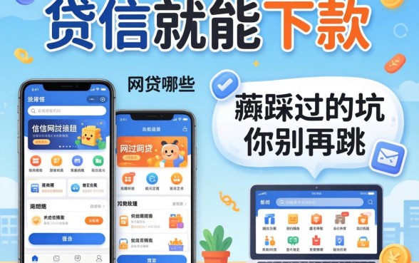 有学信就能下款的网贷有哪些软件？我踩过的坑你别再跳