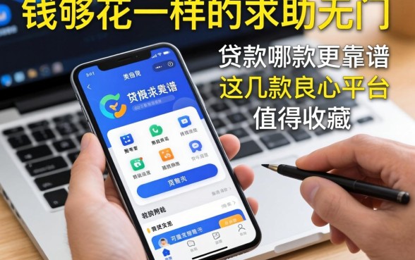 急需用钱却求助无门？类似够花一样的贷款软件哪款更靠谱？这几款良心平台值得收藏