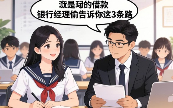 大学生在哪里可以借款？银行经理偷偷告诉你这3条路