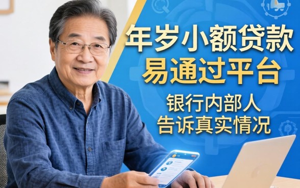 60岁小额贷款易通过平台？银行内部人告诉你真实情况