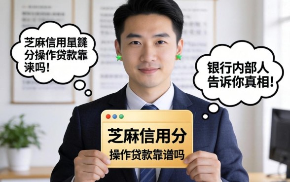 芝麻信用分操作贷款靠谱吗？银行内部人告诉你真相